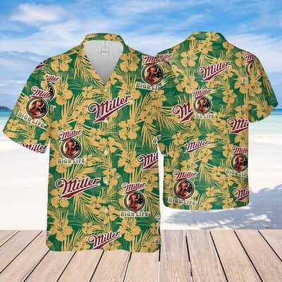 Miller High Life Beer Hawaiian Shirt For Summer Lovers Miller High Life Beer Hawaiian Shirt For Summer Lovers