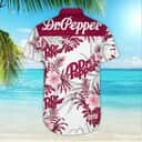 Dr Pepper Hawaiian Shirt Tropical Flower Beer Lovers Gift