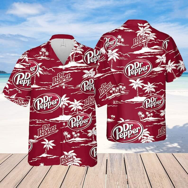 Dr Pepper Beer Hawaiian Shirt Summer Gift For Beach Trip