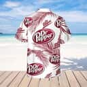Dr Pepper Hawaiian Shirt Palm Leaves Pattern Summer Beach Gift Dr Pepper Hawaiian Shirt Palm Leaves Pattern Summer Beach Gift