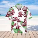 Dr Pepper Hawaiian Shirt Hibiscus Flower Beach Gift For Friend Dr Pepper Hawaiian Shirt Hibiscus Flower Beach Gift For Friend