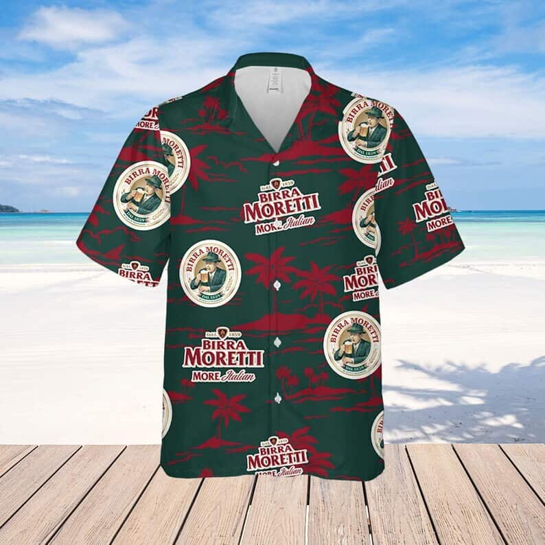 Birra Moretti Beer Hawaiian Shirt Gift For Someone Going to Hawaii Birra Moretti Beer Hawaiian Shirt Gift For Someone Going to Hawaii