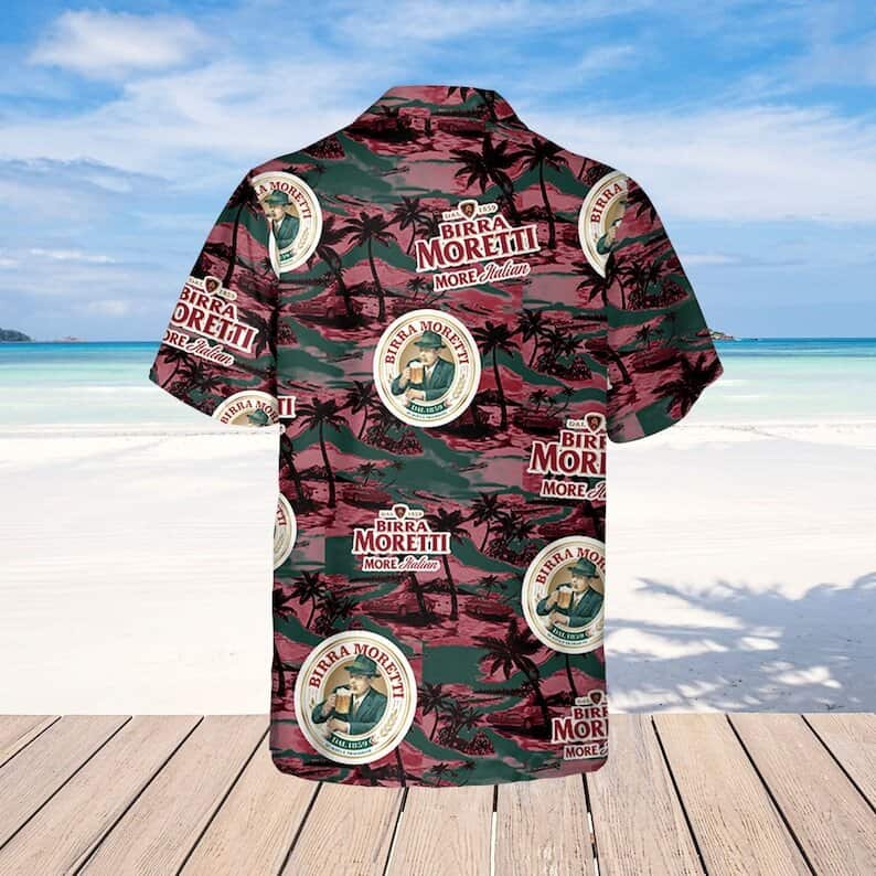 Birra Moretti Beer Island Pattern Hawaiian Shirt Gift For Hawaii Lovers