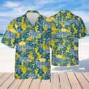Corona Extra Beer Blue Hibiscus Flower Pattern Hawaiian Shirt Best Beach Gift Corona Extra Beer Blue Hibiscus Flower Pattern Hawaiian Shirt Best Beach Gift
