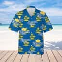 Corona Extra Island Pattern Hawaiian Shirt For Beach Lovers