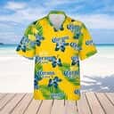 Corona Extra Beer Blue Hibiscus Flower Pattern Hawaiian Shirt Corona Extra Beer Blue Hibiscus Flower Pattern Hawaiian Shirt