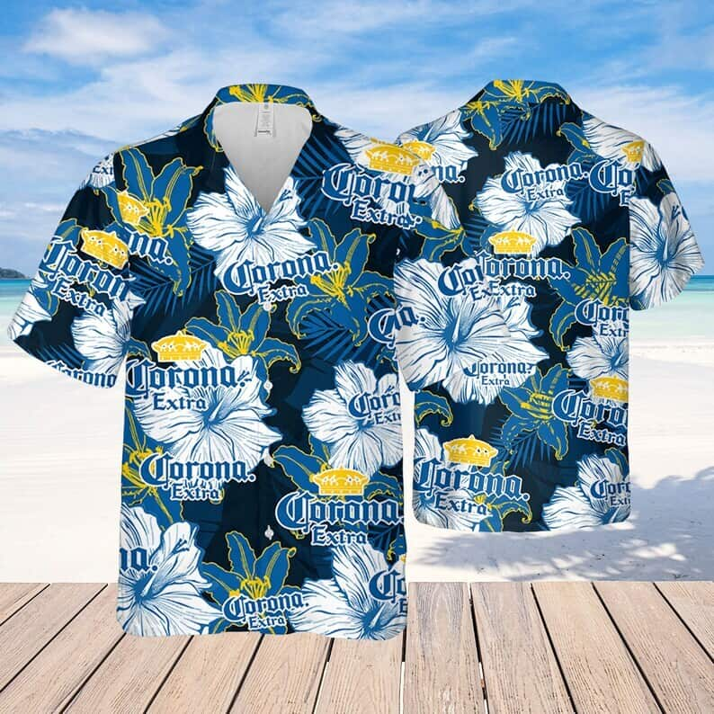 Corona Extra Beer Hawaiian Shirt Beach Lovers Gift