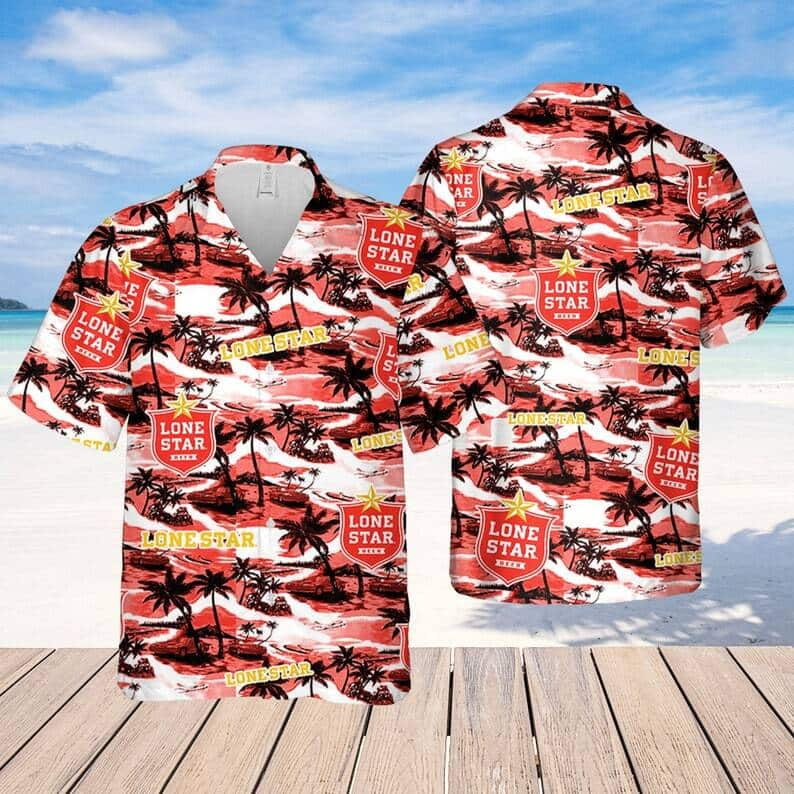 Summer Vibes Lone Star Island Pattern Hawaiian Shirt