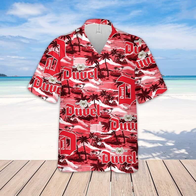 Summer Vibes Duvel Beer Hawaiian Shirt Practical Beach Gift