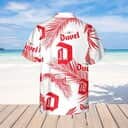 Duvel Beer Palm Leaves Pattern Hawaiian Shirt