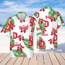 Duvel Beer Hibiscus Flower Pattern Hawaiian Shirt