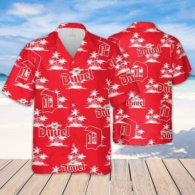Duvel Coconut Island Pattern Hawaiian Shirt