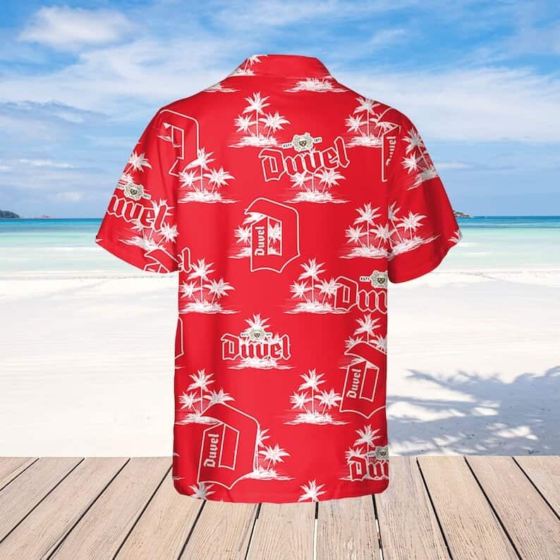 Duvel Coconut Island Pattern Hawaiian Shirt