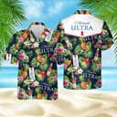 Michelob Ultra Beer Hawaiian Shirt Tropical Pattern Gift For Beach Vacation Michelob Ultra Beer Hawaiian Shirt Tropical Pattern Gift For Beach Vacation