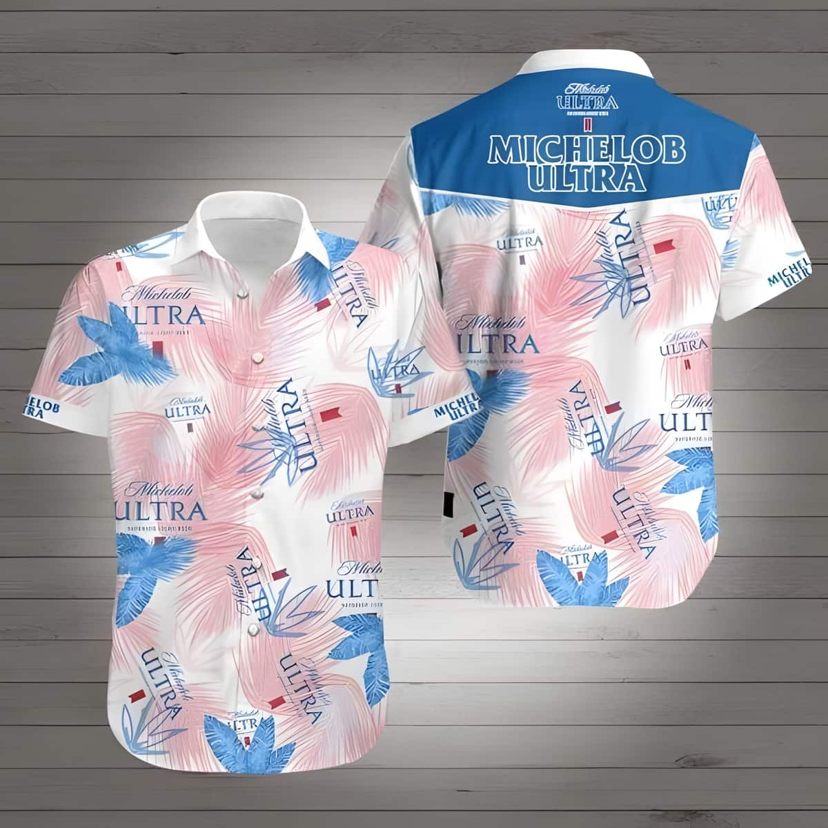 Michelob Ultra Beer Hawaiian Shirt Summer Beach Gift