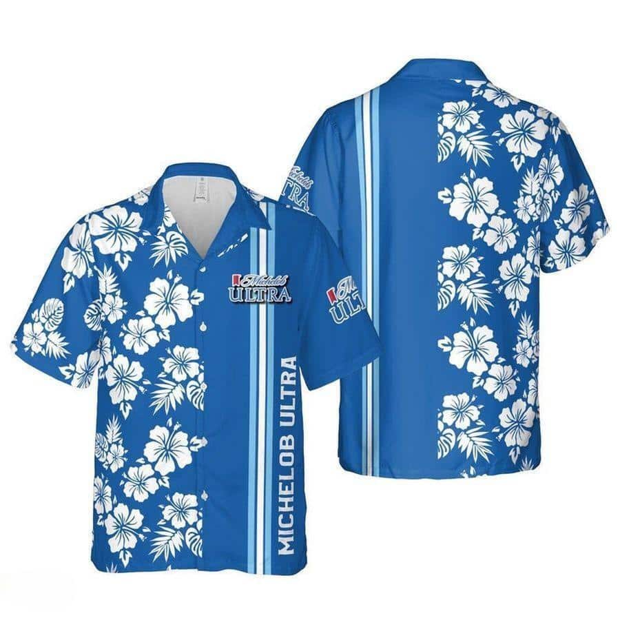 Michelob Ultra Beer Hawaiian Shirt Birthday Gift For Beach Lovers