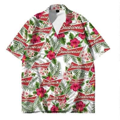 Budweiser Beer Hawaiian Shirt Gift For Someone Who Loves The Beach Budweiser Beer Hawaiian Shirt Gift For Someone Who Loves The Beach