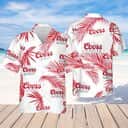 Coors Light Hawaiian Shirt Palm Leaves Pattern Summer Beach Gift