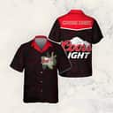 Coors Light Hawaiian Shirt Tribal Pattern Summer Gift For Beach Lovers