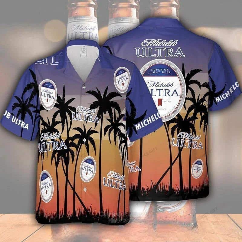 Summer Vibes Michelob Ultra Hawaiian Shirt Gift For Beach Vacation