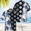 Palm Trees Pattern Blend Busch Light Beer Hawaiian Shirt Palm Trees Pattern Blend Busch Light Beer Hawaiian Shirt