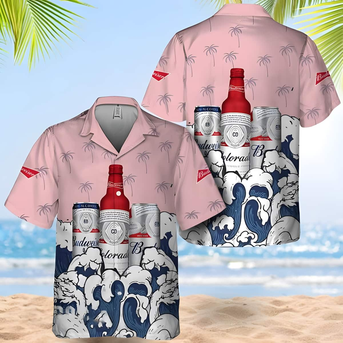 Budweiser Beer Hawaiian Shirt Gift For Beach Vacation