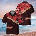 Budweiser Hawaiian Shirt Palm Tree Blend Polynesian Pattern Budweiser Hawaiian Shirt Palm Tree Blend Polynesian Pattern