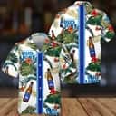 Bud Light Beer Hawaiian Shirt Tropical Foliage Bud Light Beer Hawaiian Shirt Tropical Foliage