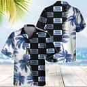Palm Trees Pattern With Bud Light Beer Hawaiian Shirt Palm Trees Pattern With Bud Light Beer Hawaiian Shirt