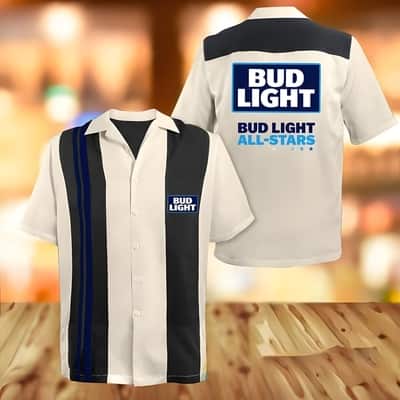 Beige Bud Light All Stars Hawaiian Shirt Beer Lovers Gift Beige Bud Light All Stars Hawaiian Shirt Beer Lovers Gift