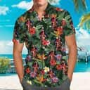 Captain Morgan Hawaiian Shirt Tropical Summer Pattern Gift For Rum Lovers