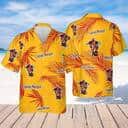 Captain Morgan Hawaiian Shirt Palm Leaves Pattern Practical Beach Gift