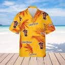 Captain Morgan Hawaiian Shirt Palm Leaves Pattern Practical Beach Gift