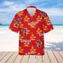 Red Aloha Captain Morgan Hawaiian Shirt Gift For Beach Vacation