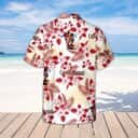 Captain Morgan Hawaiian Shirt Hibiscus Flower Pattern All Over Print