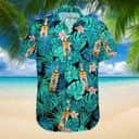 Captain Morgan Hawaiian Shirt Green Palm Leaves Summer Holiday Gift Captain Morgan Hawaiian Shirt Green Palm Leaves Summer Holiday Gift