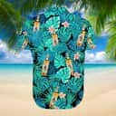 Captain Morgan Hawaiian Shirt Green Palm Leaves Summer Holiday Gift Captain Morgan Hawaiian Shirt Green Palm Leaves Summer Holiday Gift
