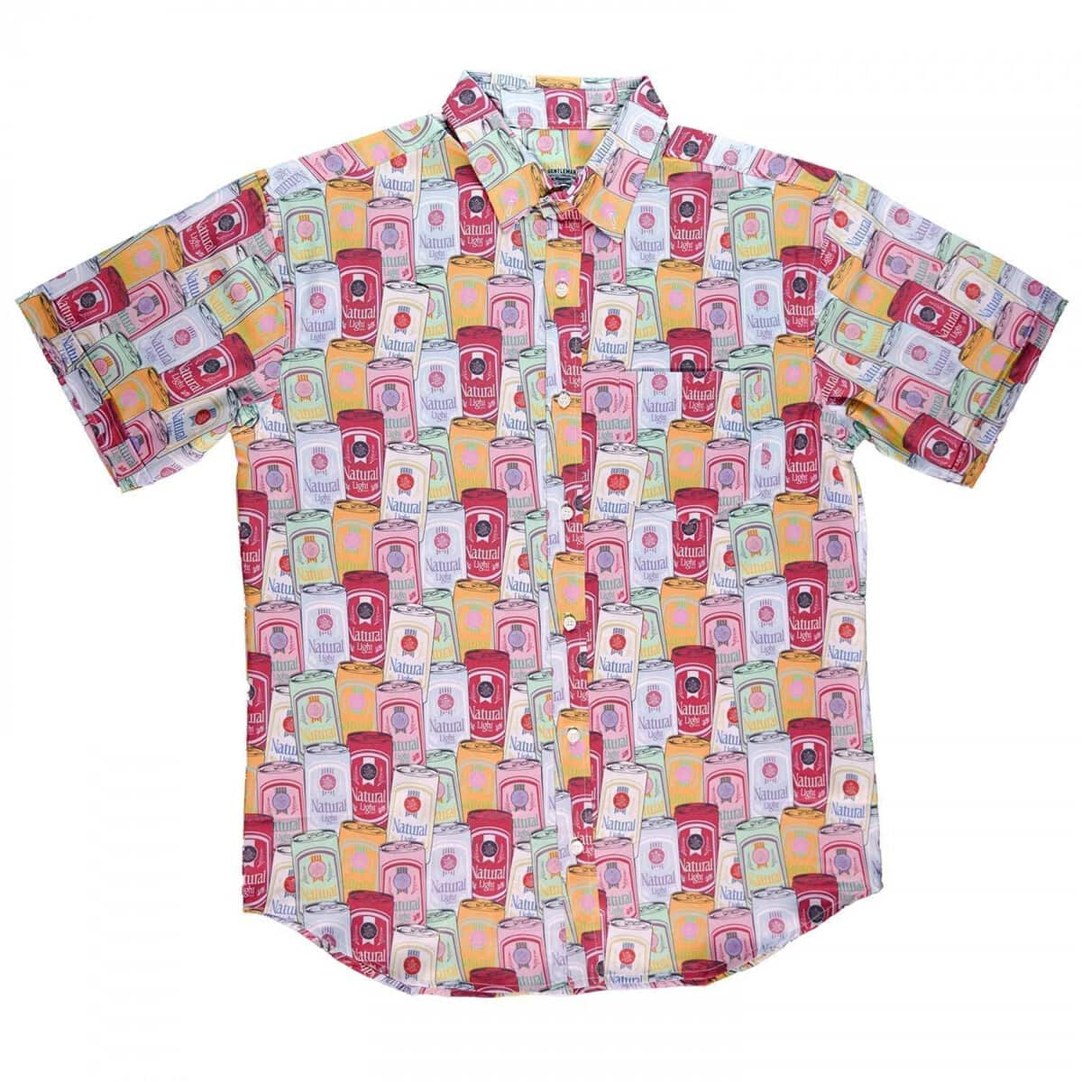 Natural Light Hawaiian Shirt Gift For Beer Drinkers