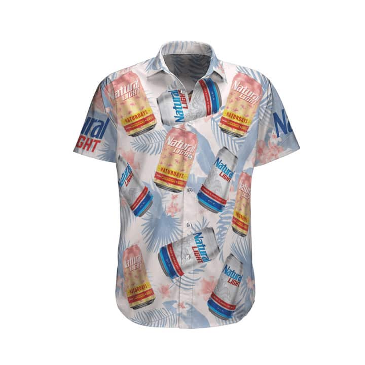 Natural Light Hawaiian Shirt Birthday Gift For Beer Lovers Natural Light Hawaiian Shirt Birthday Gift For Beer Lovers