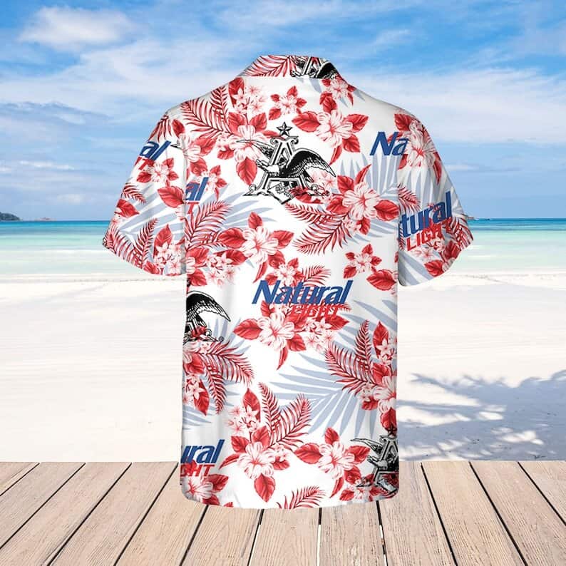 Natural Light Beer Hawaiian Shirt Summer Gift For Him And Her Natural Light Beer Hawaiian Shirt Summer Gift For Him And Her