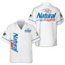 White Natural Light Hawaiian Shirt For Beer Drinkers White Natural Light Hawaiian Shirt For Beer Drinkers