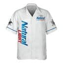 White Natural Light Hawaiian Shirt For Beer Drinkers White Natural Light Hawaiian Shirt For Beer Drinkers