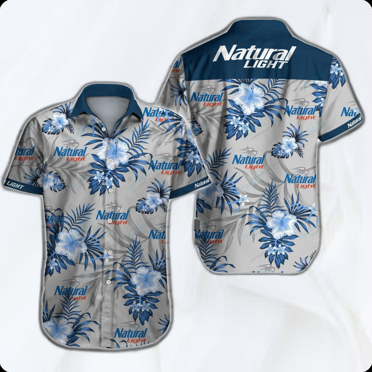 Natural Light Beer Hawaiian Shirt Gift For Hawaii Lovers