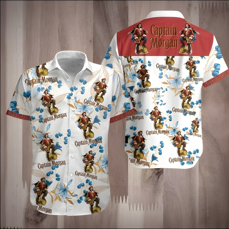 Captain Morgan Rum Hawaiian Shirt Trendy Summer Gift Captain Morgan Rum Hawaiian Shirt Trendy Summer Gift