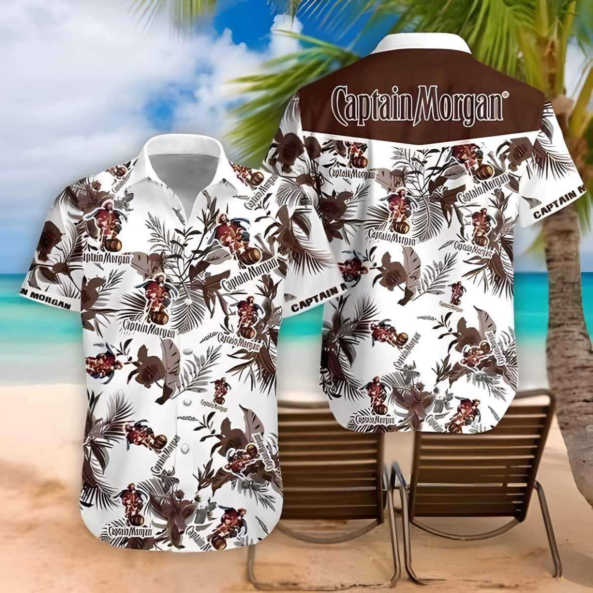 Captain Morgan Hawaiian Shirt Summer Gift For Beach Lovers