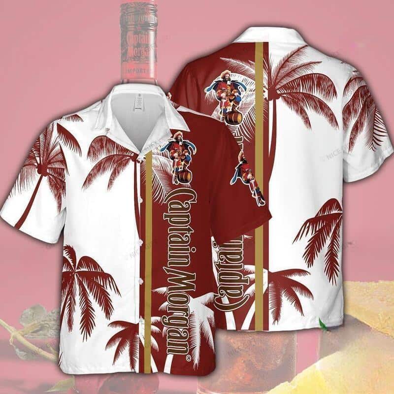 Captain Morgan Rum Hawaiian Shirt Palm Tree Captain Morgan Rum Hawaiian Shirt Palm Tree