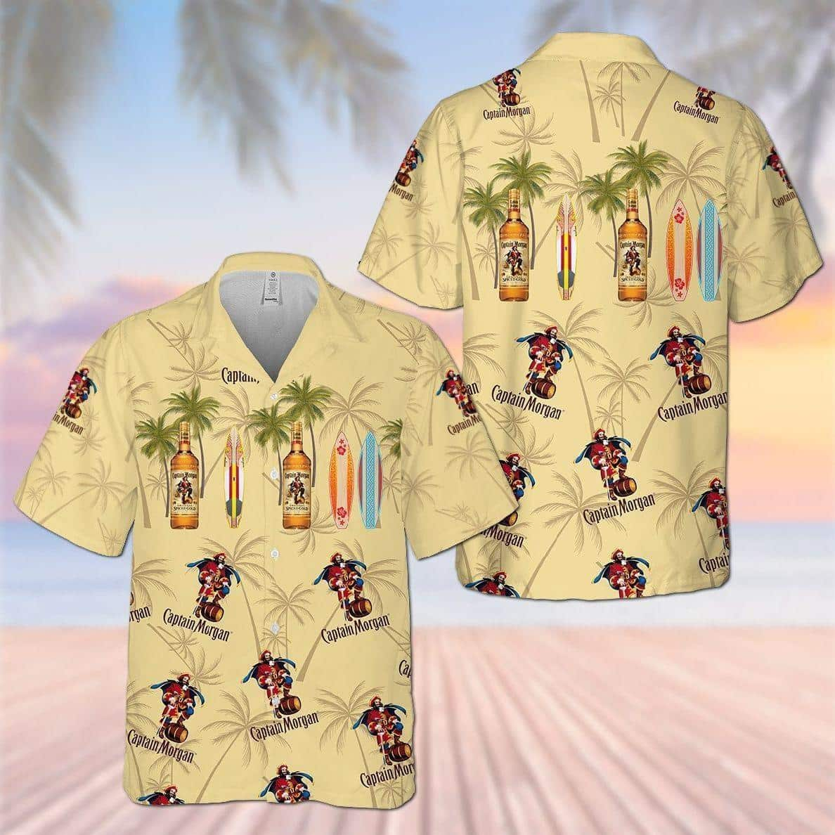 Captain Morgan Hawaiian Shirt Gift For Beach Vacation