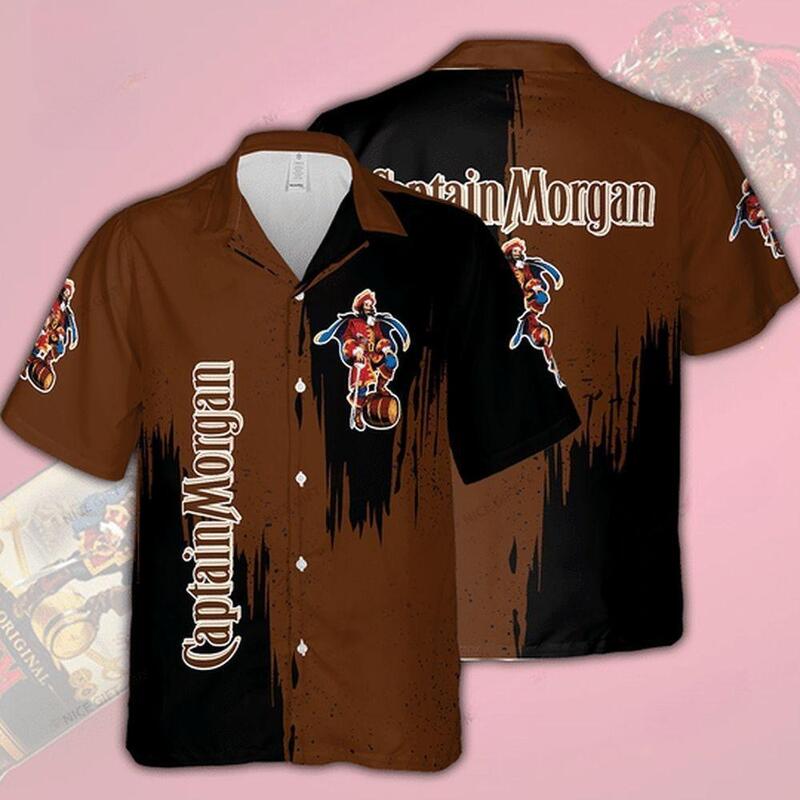 Captain Morgan Rum Hawaiian Shirt Gift For Beach Vacation Captain Morgan Rum Hawaiian Shirt Gift For Beach Vacation