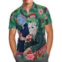 Dr Pepper Beer Hawaiian Shirt Michael Myers Vs Jason Halloween Gift Dr Pepper Beer Hawaiian Shirt Michael Myers Vs Jason Halloween Gift