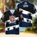 Miller Lite Beer Hawaiian Shirt Coconut Tree Gift For Beach Vacation Miller Lite Beer Hawaiian Shirt Coconut Tree Gift For Beach Vacation